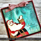 Simon Says Stamp! Tim Holtz Sizzix RETRO SANTA Thinlits Dies 666071