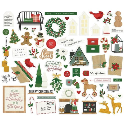 Simon Says Stamp! Simple Stories HEARTH AND HOLIDAY Bits And Pieces 18217