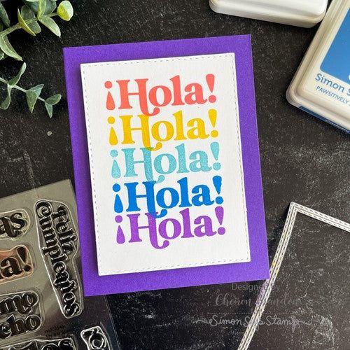Simon Says Stamp! Simon Says Clear Stamps SAY IT IN SPANISH sss302546c Stamptember