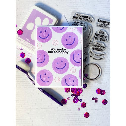 Simon Says Stamp! Simon Says Clear Stamps HAPPY FACES sss302554c Stamptember