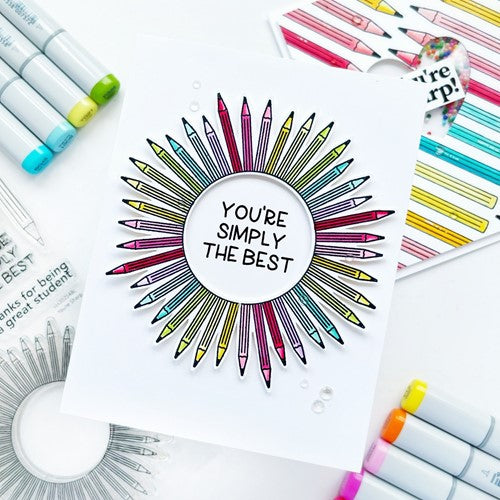 Simon Says Stamp! Simon Says Clear Stamps YOU'RE SHARP sss202548c Stamptember | color-code:ALT0