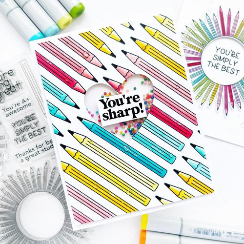 Simon Says Stamp! Simon Says Clear Stamps YOU'RE SHARP sss202548c Stamptember | color-code:ALT2