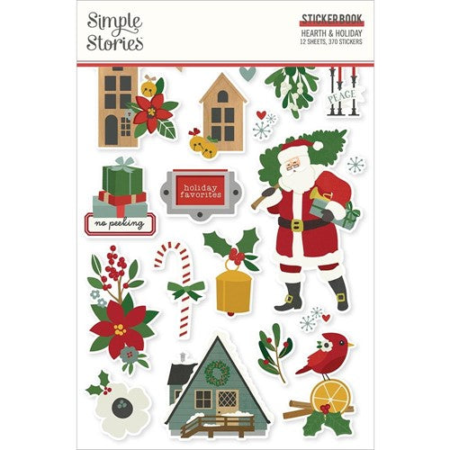 Simon Says Stamp! Simple Stories HEARTH AND HOLIDAY Sticker Book 18220