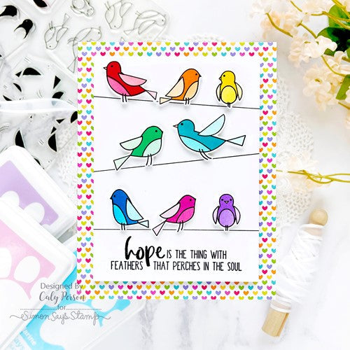 Simon Says Stamp! Simon Says Clear Stamps PRINTMAKING BIRDS sss202550c Stamptember | color-code:ALT0