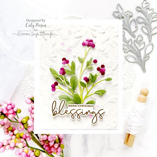 Simon Says Stamp! Simon Says Clear Stamps CHRISTMAS BLESSINGS sss202556c Stamptember | color-code:ALT0
