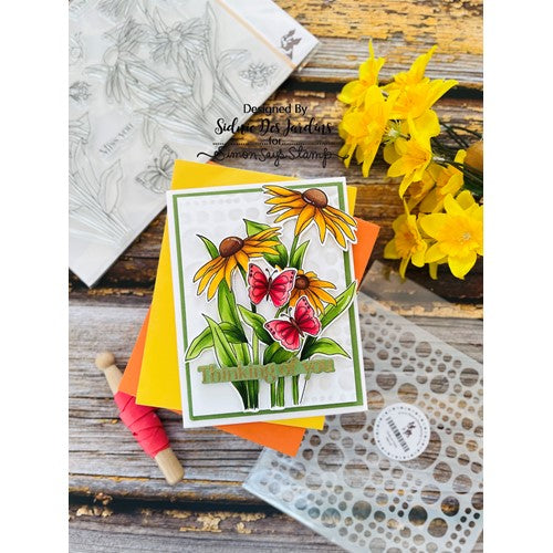 Simon Says Stamp! Simon Says Clear Stamps BLACK EYED SUSANS sss202560c Stamptember | color-code:ALT6