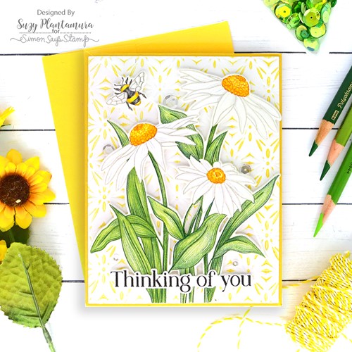 Simon Says Stamp! Simon Says Clear Stamps BLACK EYED SUSANS sss202560c Stamptember | color-code:ALT7