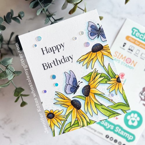 Simon Says Stamp! Simon Says Clear Stamps BLACK EYED SUSANS sss202560c Stamptember