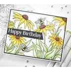 Simon Says Stamp! Simon Says Clear Stamps BLACK EYED SUSANS sss202560c Stamptember | color-code:ALT91