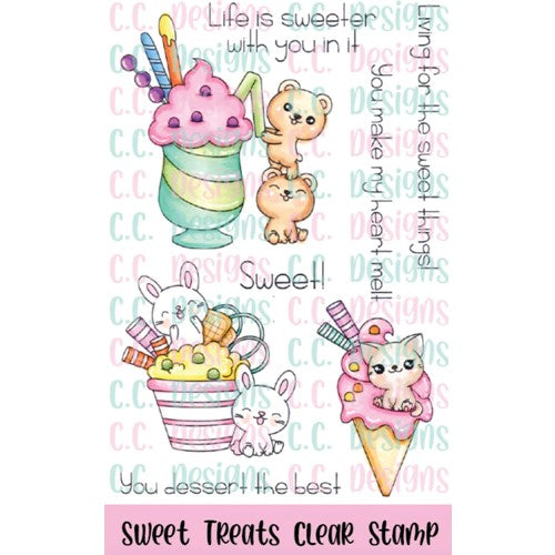 Simon Says Stamp! C.C. Designs SWEET TREATS Clear Stamp Set ccd0309