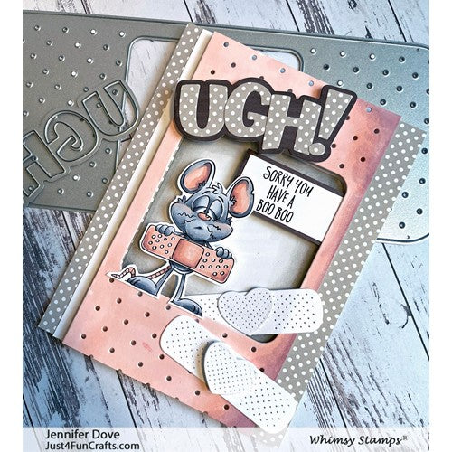 Simon Says Stamp! Whimsy Stamps RATS YOURE SICK Clear Stamps DP1097