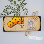 Simon Says Stamp! Whimsy Stamps RATS YOURE SICK Clear Stamps DP1097