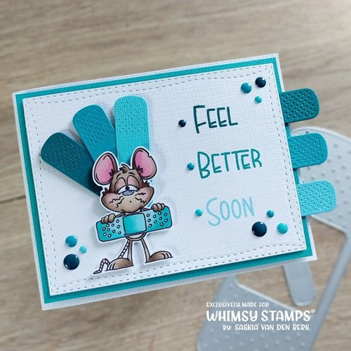 Simon Says Stamp! Whimsy Stamps RATS YOURE SICK Clear Stamps DP1097