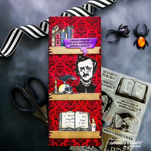 Simon Says Stamp! Whimsy Stamps POE BOY Clear Stamps CWSD427