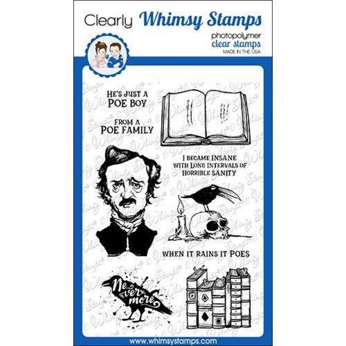 Simon Says Stamp! Whimsy Stamps POE BOY Clear Stamps CWSD427