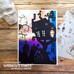 Simon Says Stamp! Whimsy Stamps HAUNTED GRAVEYARD 6 x 6 Paper Pad WSDP41