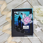 Simon Says Stamp! Whimsy Stamps HAUNTED GRAVEYARD 6 x 6 Paper Pad WSDP41