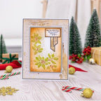 Simon Says Stamp! Crafter's Companion FLOURISHING HOLLY CORNER 3D Embossing Folder tts-ef5-3d-fhc