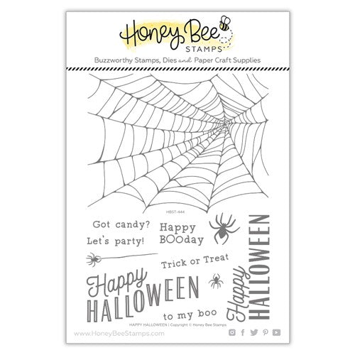 Simon Says Stamp! Honey Bee HAPPY HALLOWEEN Clear Stamp Set hbst-444