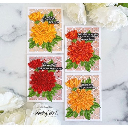 Simon Says Stamp! Honey Bee LOVELY LAYERS MUMS Dies hbds-llmum