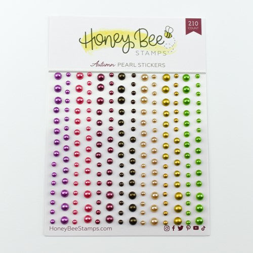 Honey Bee Stamps - Pearl Stickers - Pastel Pearls