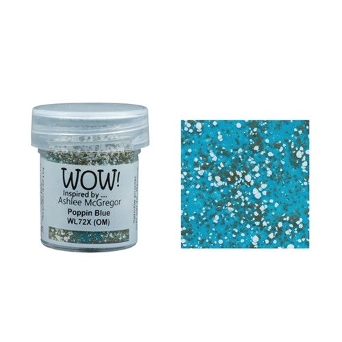 Simon Says Stamp! WOW Embossing Powder POPPIN BLUE WL72X
