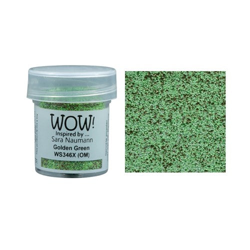 Simon Says Stamp! WOW Embossing Glitter GOLDEN GREEN WS346R