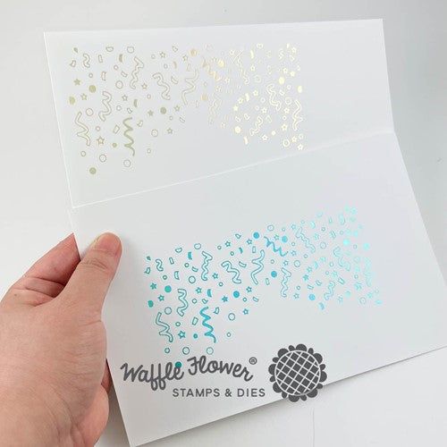 Simon Says Stamp! Waffle Flower CONFETTI Hot Foil Plate 421150