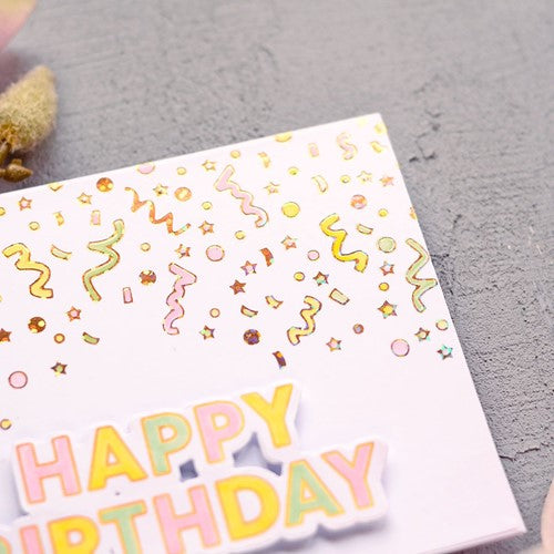 Simon Says Stamp! Waffle Flower CONFETTI Hot Foil Plate 421150
