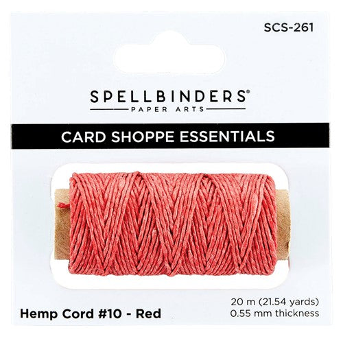 Simon Says Stamp! SCS-261 Spellbinders RED Hemp Cord