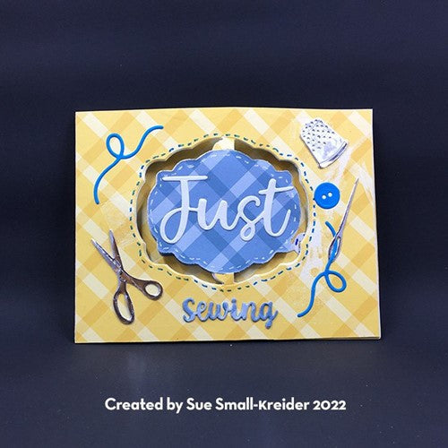 Simon Says Stamp! Karen Burniston WORD SET 15 JUST BECAUSE Dies 1205