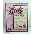 Simon Says Stamp! Karen Burniston WORD SET 15 JUST BECAUSE Dies 1205