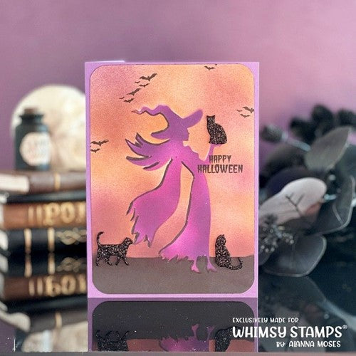 Simon Says Stamp! Whimsy Stamps WITCH WHISPERS Dies WSD152