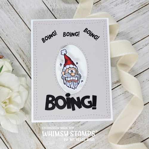 Simon Says Stamp! Whimsy Stamps BOING! WORD AND SHADOW Dies WSD149