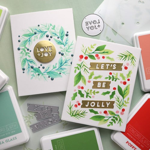 Simon Says Stamp! Concord & 9th BOUGHS AND HOLLY Stencil Pack 11444 | color-code:ALT3