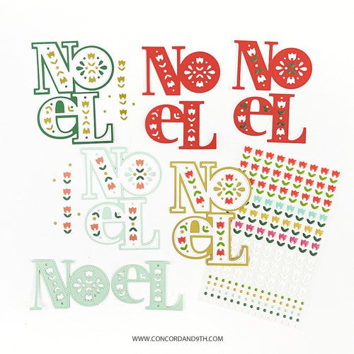 Simon Says Stamp! Concord & 9th NORDIC NOEL Enamel Shapes 11463