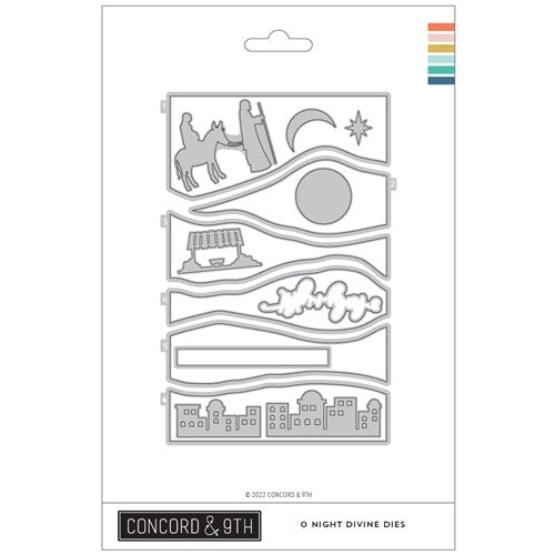 Simon Says Stamp! Concord & 9th O NIGHT DIVINE Dies 11453