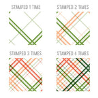 Simon Says Stamp! Concord & 9th PLAID TURNABOUT Clear Stamp 11455