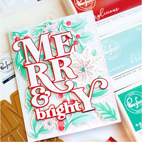 Simon Says Stamp! PinkFresh Studio MERRY AND BRIGHT Die 175222 | color-code:ALT01