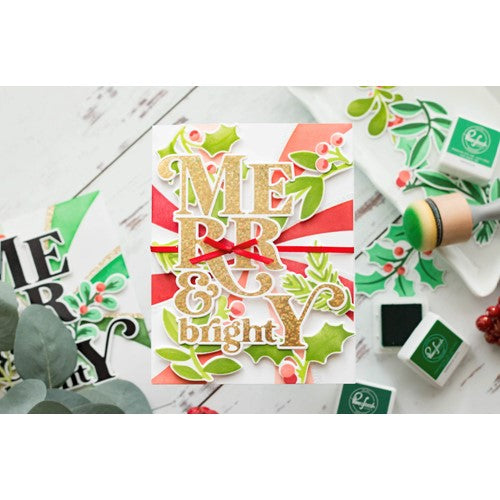 Simon Says Stamp! PinkFresh Studio FESTIVE LEAVES BACKGROUND Die 176022 | color-code:ALT03