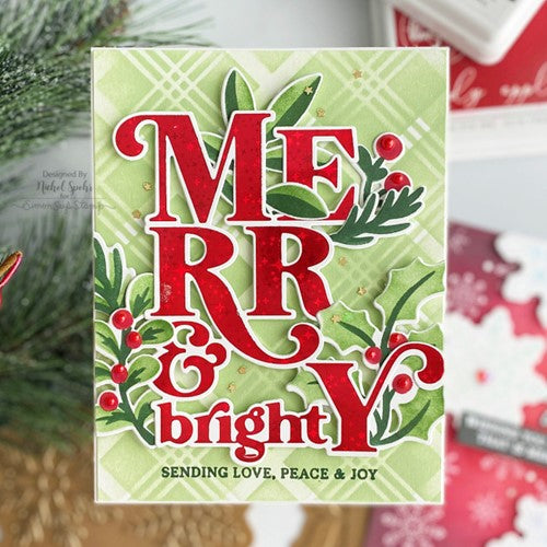 Simon Says Stamp! PinkFresh Studio FESTIVE LEAVES BACKGROUND Die 176022 | color-code:ALT04