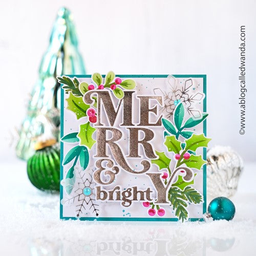 Simon Says Stamp! PinkFresh Studio FESTIVE LEAVES BACKGROUND Die 176022 | color-code:ALT05