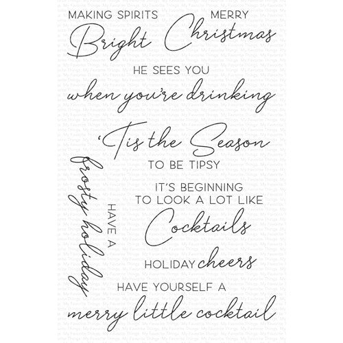 Simon Says Stamp! My Favorite Things HOLIDAY CHEERS Clear Stamps cs723