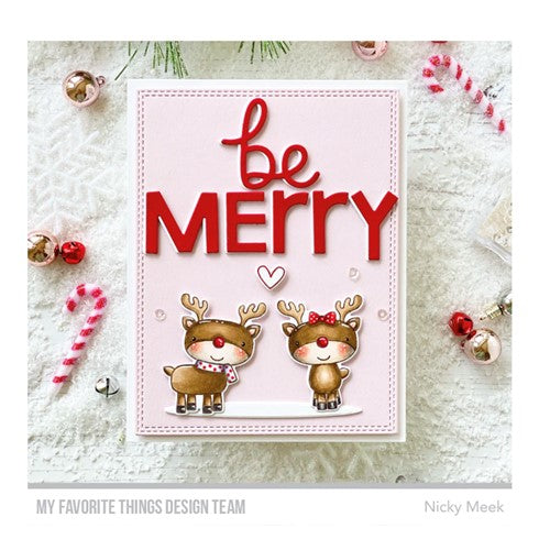 Simon Says Stamp! My Favorite Things REINDEER LOVE Clear Stamps mstn011 | color-code:ALT2