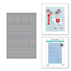 Simon Says Stamp! SES-039 Spellbinders SKI LODGE Embossing Folder