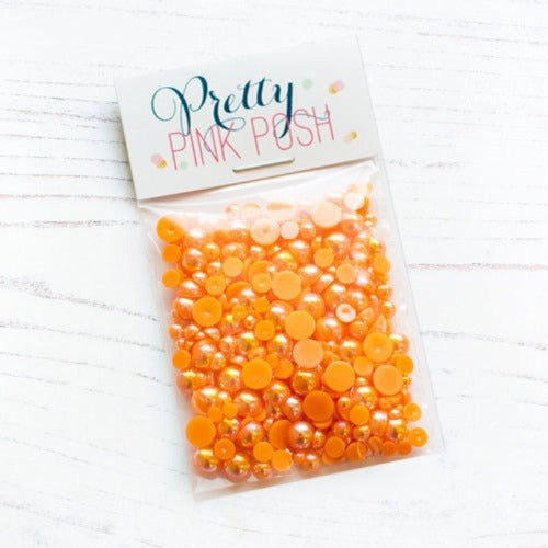 Simon Says Stamp! Pretty Pink Posh SUNSET ORANGE Pearls