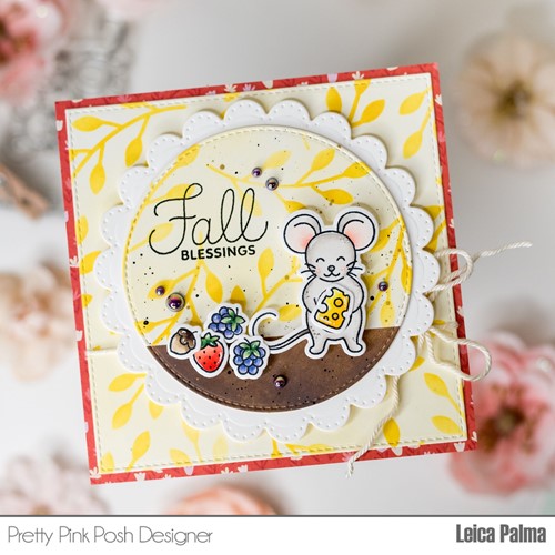Simon Says Stamp! Pretty Pink Posh FALLING BRANCHES Stencil