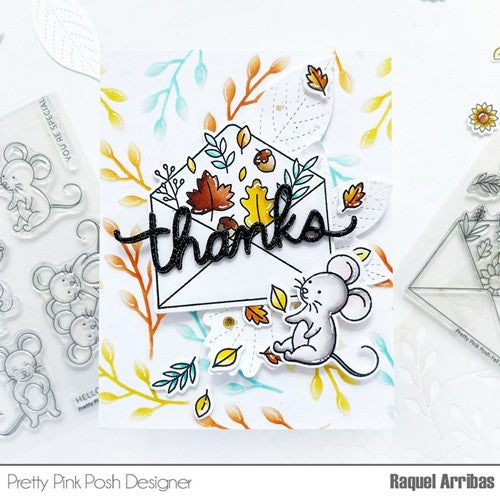 Simon Says Stamp! Pretty Pink Posh FALLING BRANCHES Stencil