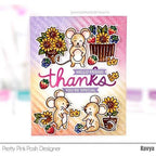 Simon Says Stamp! Pretty Pink Posh THANKS SCRIPT Die