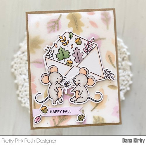 Simon Says Stamp! Pretty Pink Posh MOUSE FRIENDS Clear Stamps